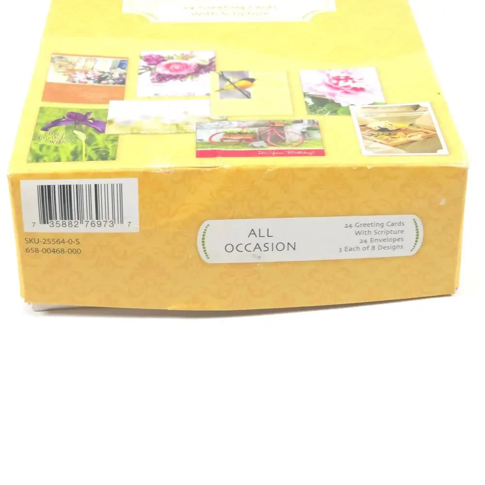 Faithfully Yours Designer Greetings All-Occasion Greeting Cards 24ctNew Open Box